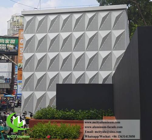 Últimas soluções da empresa sobre Sistema inovador de revestimento de fachada de alumínio arquitetônico 3D