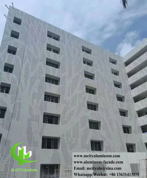 Últimas soluções da empresa sobre Elevando Envelopes de Edifícios: Painéis Arquitetônicos de Alumínio Perfurado no Design Exterior Moderno