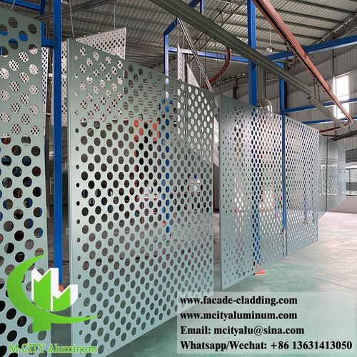 últimas notícias da empresa sobre Projeto de revestimento de parede sólida de alumínio para fachadas metálicas perfuradas nas Filipinas