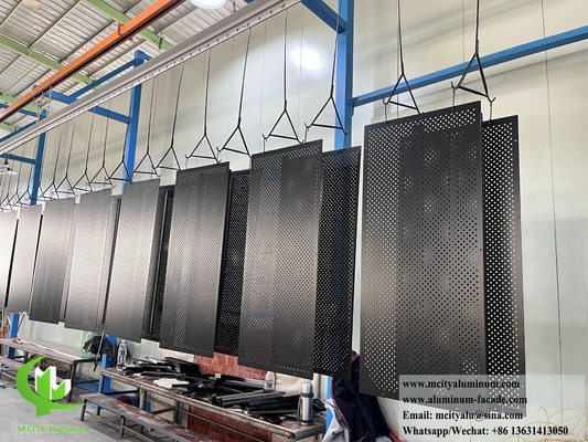 Perfuração de alumínio para tela de metal para decoração de sombra solar