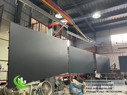 Revestimento de parede de metal sólido Folha de alumínio para decoração do sistema de fachada Revestimento externo
