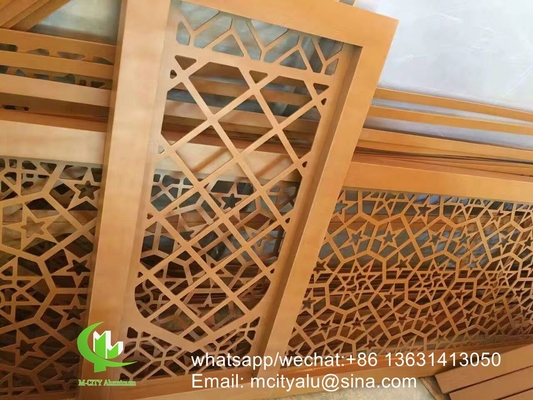 painel de revestimento de alumínio de padrão oco de 3 mm com acabamento pvdf para parede de cortina de fachada painel sólido de painel único