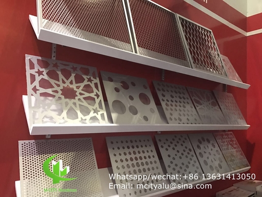 Painel de corte a laser de alumínio para parede cortina de fachada de vedação com painel de metal de espessura 2,5 mm