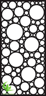 tela de corte de alumínio com vários padrões de design painel de corte a laser para janela de fachada de varanda