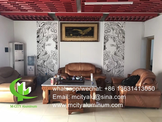 Painel sólido de alumínio perfurado para fachada de revestimento de fachada de metal de espessura 2,5 mm para decoração de fachada de parede de cortina