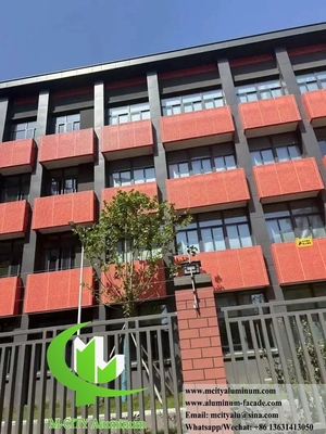 Painéis de revestimento de alumínio Ecrã de metal para decoração exterior