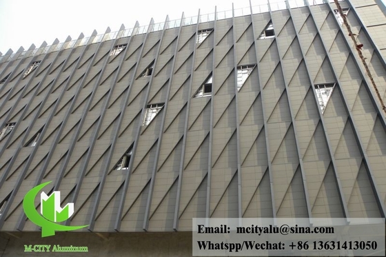 Folha de fachada de alumínio revestida de alumínio para parede exterior de edifícios