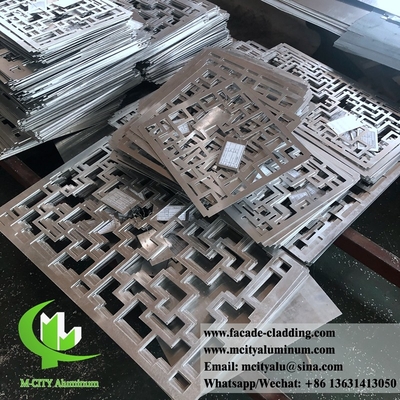 Fabricantes de placas metálicas personalizadas de painéis de alumínio para fachada de hotel