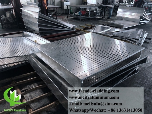 Fornecedor de fachada de alumínio na China folha de metal fábrica de fachada de revestimento de alumínio 3003 material