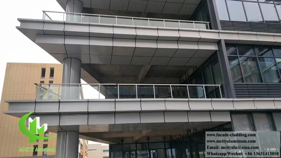 China fornecedor 3mm painel de alumínio metálico em pó revestido fachadas de alumínio