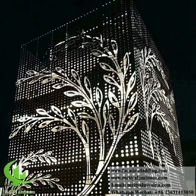 Fabrica de revestimento de parede sólida de alumínio na China