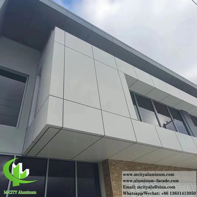Arquitetura Painéis de parede metálicos de alumínio sólido revestimento de fachadas PVDF Sistema à prova de fogo
