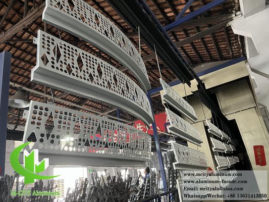 Bom preço Folha de alumínio de corte CNC revestida em pó de espessura de 3 mm para desenhos de revestimento de parede personalizáveis on-line