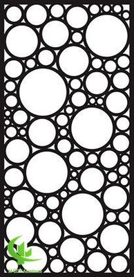 Bom preço Exterior Painel perfurado de alumínio para decoração de parede com folha de metal de 3 mm com padrão de suporte redondo on-line