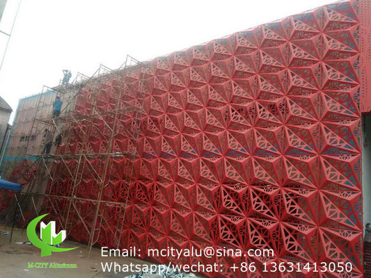 Bom preço revestimento de fachada de painel sólido de alumínio feito sob medida espessura de 2,5 mm para decoração de fachada de parede de cortina on-line