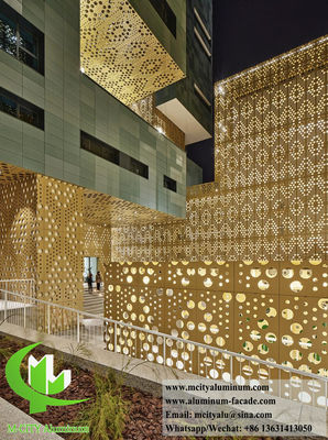 Bom preço Dimensões e cores personalizáveis revestimento de fachada de alumínio para qualquer edifício on-line