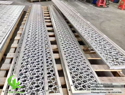 Bom preço Tela de alumínio cortada a laser, divisória perfurada de metal de 10mm on-line