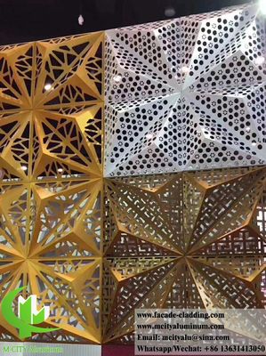 Qualidade  Customized 3D aluminum facade panel with powder coated RAL color options and CNC cutting for building exteriors Fábrica