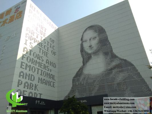 Bom preço Painel de Revestimento de Fachada em Alumínio com Revestimento em Pó de 3mm com Cores RAL Personalizadas para Parede Cortina on-line