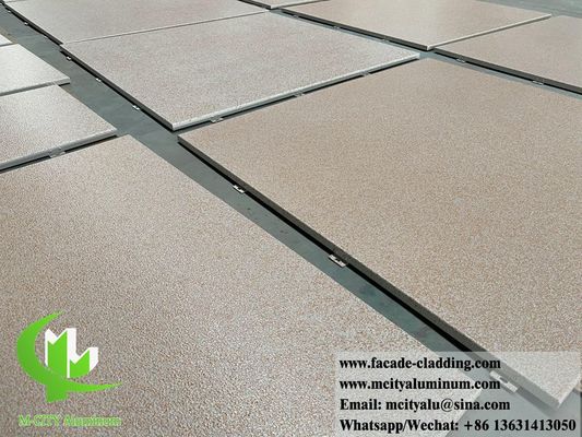 Bom preço Painel de Revestimento de Alumínio com Pintura Eletrostática de 3mm de Espessura na Cor Pedra para Fachada Durável e Parede Exterior on-line
