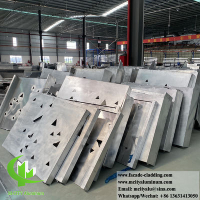 Bom preço Painéis de fachada de metal cortados a laser com desenhos decorativos ocos para revestimento de parede de edifícios on-line