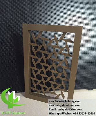Bom preço Laser Cut Metal Privacy Screens Painéis decorativos Folha de alumínio Espessura 3 mm on-line