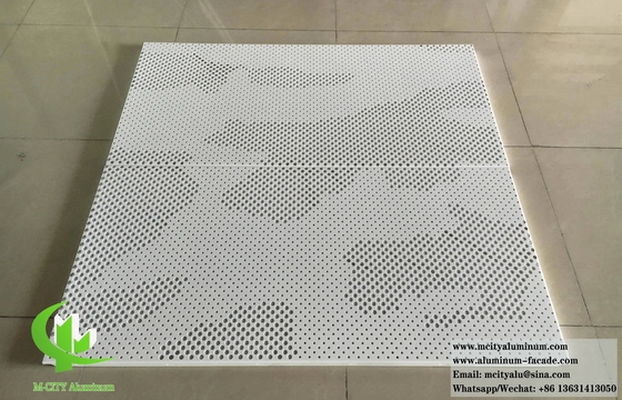 Folha de alumínio perforada para decoração de edifícios