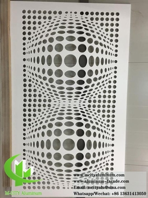 Painel de revestimento de alumínio de chapa de metal cortada a laser para revestimento de parede de teto