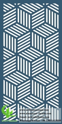 Folha de alumínio para revestimento de parede externa de painéis metálicos de revestimento PVDF