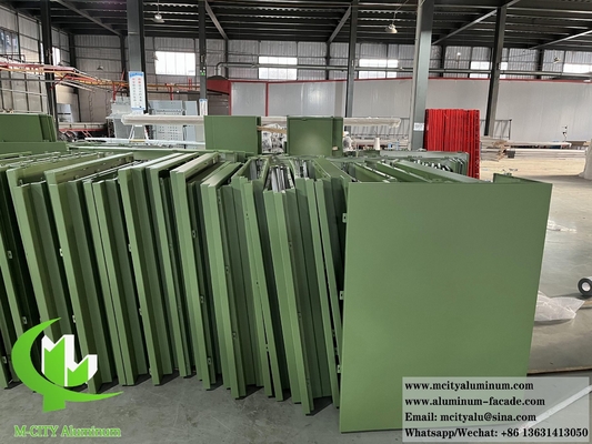 Revestimento de parede de metal Folha de alumínio de espessura 3,0 mm Revestimento PVDF