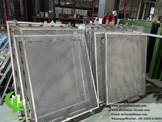 Ecrã de metal de painel sólido de alumínio para revestimento de parede e decoração de fachada