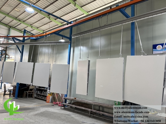 Revestimento de metal feito sob medida Painel de alumínio revestido em pó anti-ferrugem