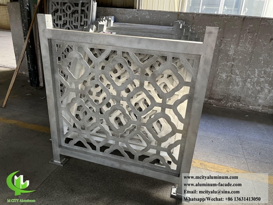 Laser Cut Metal Fence Folha de alumínio com padrão 5mm espessura Decoração exterior