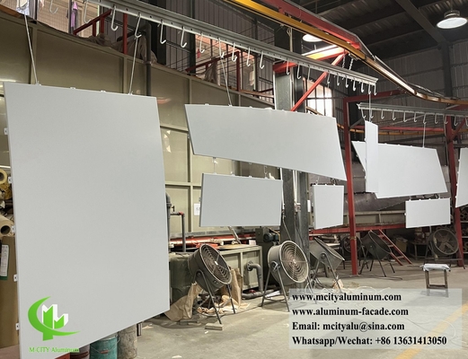 Revestimento de parede de metal sólido Folha de alumínio para decoração do sistema de fachada Revestimento externo