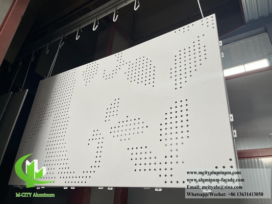 Revestimento de parede de metal sólido Folha de alumínio para decoração do sistema de fachada Revestimento externo