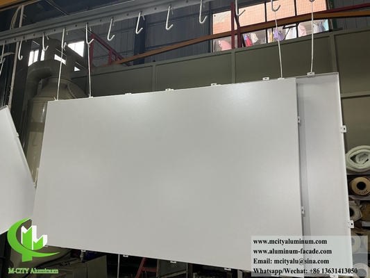 Revestimento metálico Painéis de alumínio 3 mm para revestimento durável do sistema de fachada
