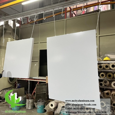 Revestimento metálico Painéis de alumínio 3 mm para revestimento durável do sistema de fachada