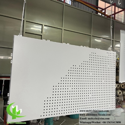 Folha de metal sólido Painel de revestimento de alumínio Ecrã de metal para revestimento de parede exterior