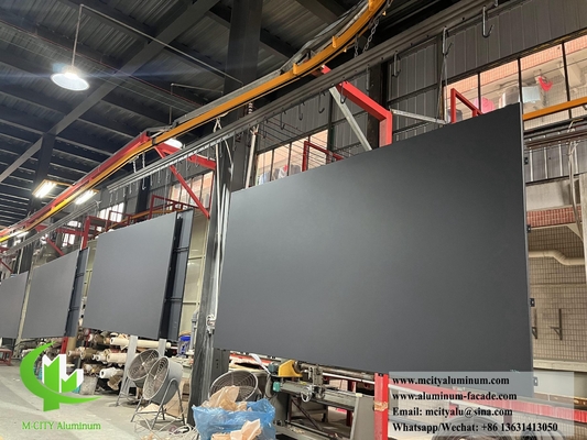 Folha de metal sólido Painel de revestimento de alumínio Ecrã de metal para revestimento de parede exterior