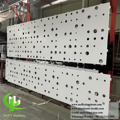 Folha de metal sólido Painel de revestimento de alumínio Ecrã de metal para revestimento de parede exterior