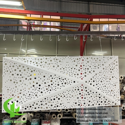 Folha de metal sólido Painel de revestimento de alumínio Ecrã de metal para revestimento de parede exterior
