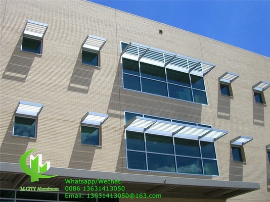 melhor qualidade de alumínio extrudido perfil de lâminas Aerofoil nadadeiras sistema Hunter Douglas