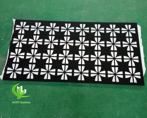 Painel decorativo esculpido em alumínio CNC com vários padrões painel de tela de corte a laser