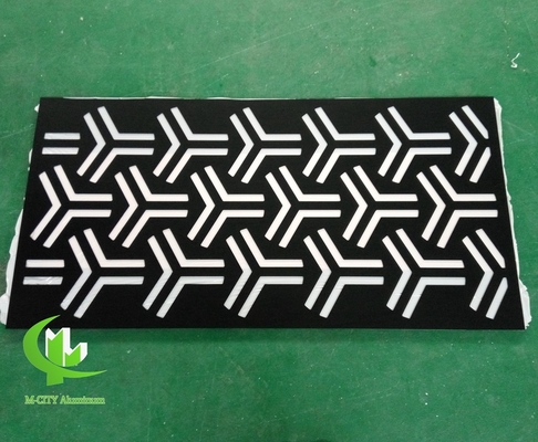 Painel decorativo esculpido em alumínio CNC com vários padrões painel de tela de corte a laser