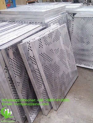 Painel decorativo esculpido em alumínio CNC com vários padrões painel de tela de corte a laser