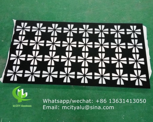 painel de tela de escultura de alumínio com vários padrões de design painel de corte a laser para janela de fachada de varanda