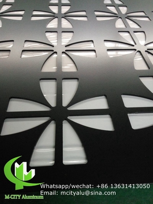 Painel decorativo esculpido em alumínio CNC com vários padrões painel de tela de corte a laser espessura 3 mm