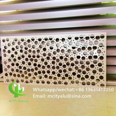 tela de corte de alumínio com vários padrões de design painel de corte a laser para janela de fachada de varanda