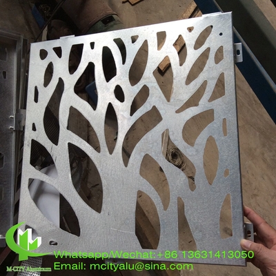 painel de revestimento de fachada de folha de alumínio revestimento de folha de metal de espessura de 2,5 mm para decoração de fachada de parede de cortina