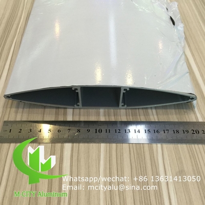 200 mm China fornecedor de persianas de alumínio para decoração de edifícios de acordo com o projeto do arquiteto